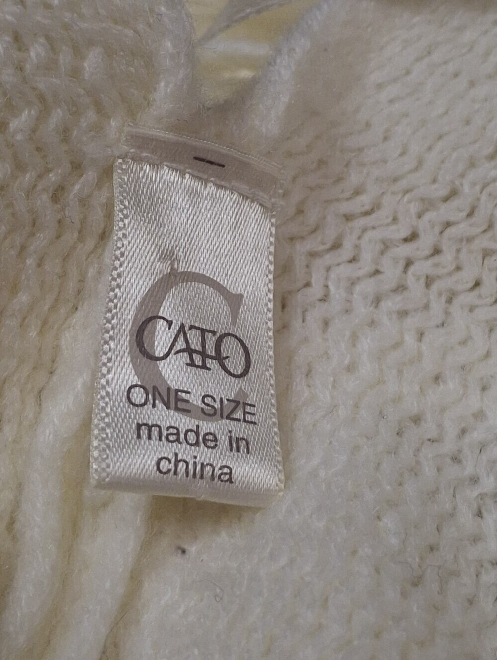 Cato Knit Open-Front Fringe Neutral Longline Drape Duster Wrap One Size Fits All - Picture 2 of 13